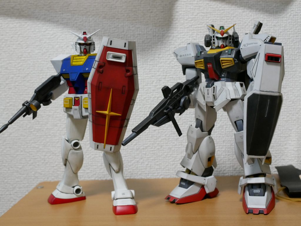 過去作のマーク2と同じポーズで。