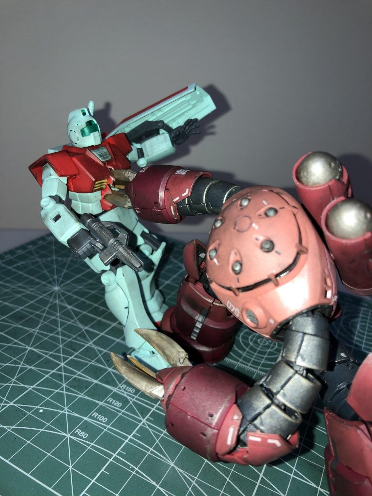 ジャブローに散る–2枚目/制作者：しん