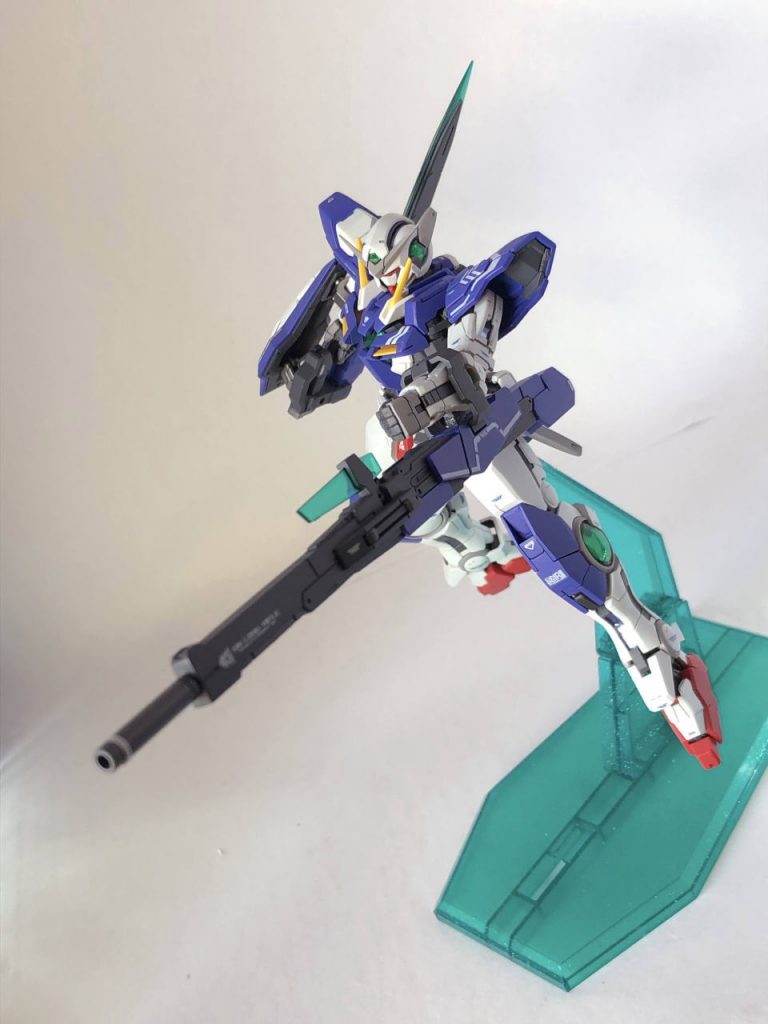 ロングライフル、腕から外れやすいので取付け方法を変更してます。