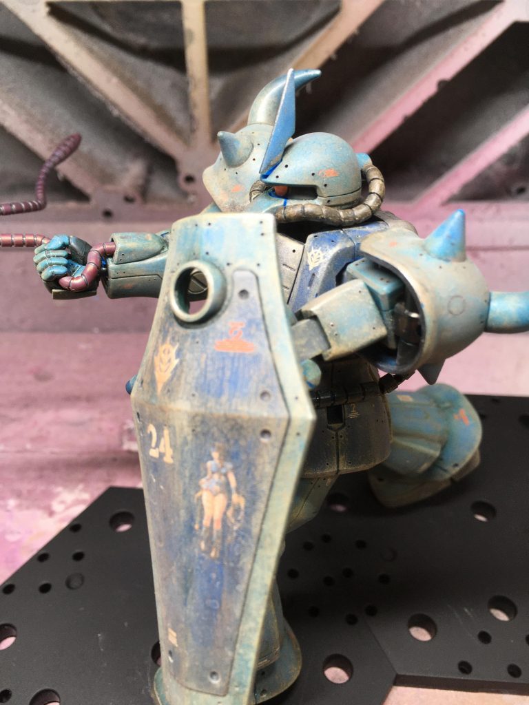 MS-07B GOUF HGUC196 きったねぇ～！たまには洗えよっ–3枚目/制作者：石井真幸