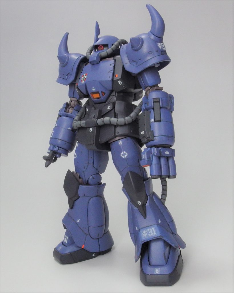 素立ち。軽くウェザリングしました。