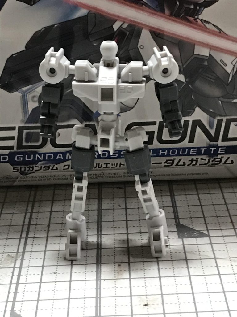 クロスシルエットフレームに
クロスシルエットブースターを
取り付けた 製作工程