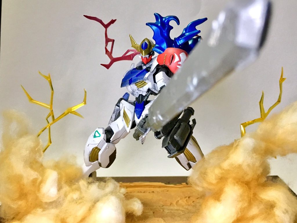 ヘルムヴィーゲリンカー発売前に作った物なので、バスターソード未装備です…このあとしっかり買って装備した気がするんですが、写真が見つからない…