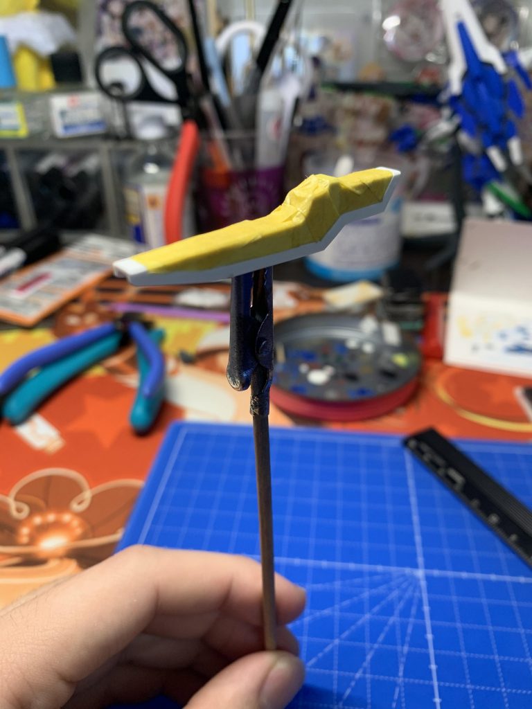 ビームライフルのマスキングがめんどくさかった…