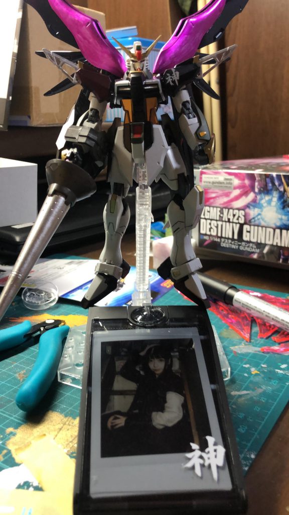 推しメンの生牡蠣いもこちゃんとこれ用のディスプレイ。GBFの奴も神激カラーに！