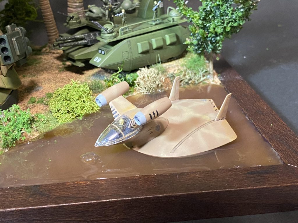 ジオラマに配置した感じ