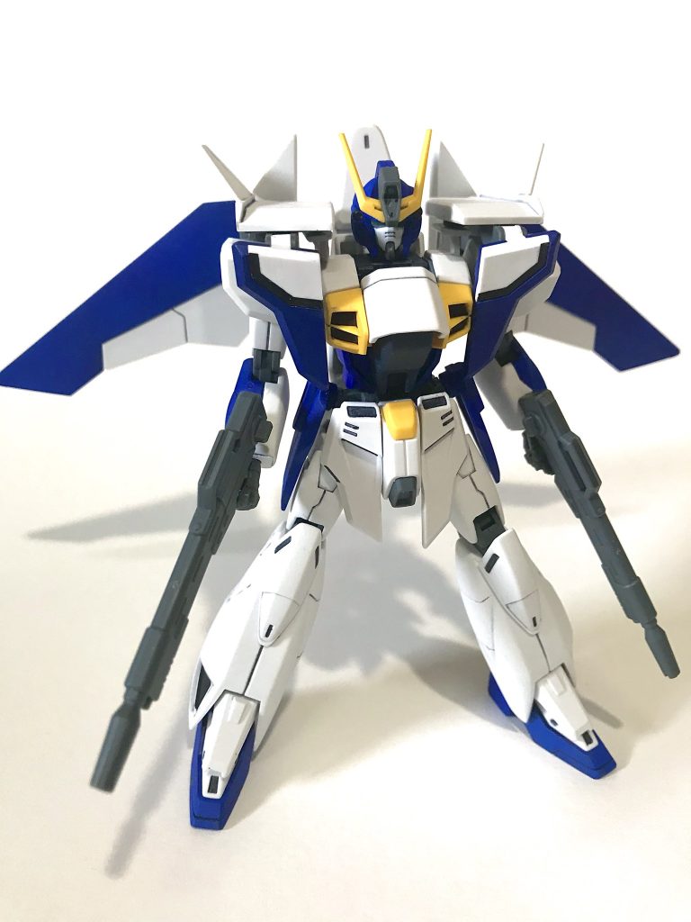 やりたい事1
翼を広げたい!!
空中で背中の羽を広げて滞空してるシーンが好きなので、そのポーズが出来る様にしました。