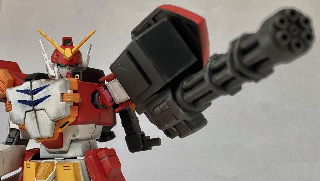 ビームガトリングを撃つバンクシーン