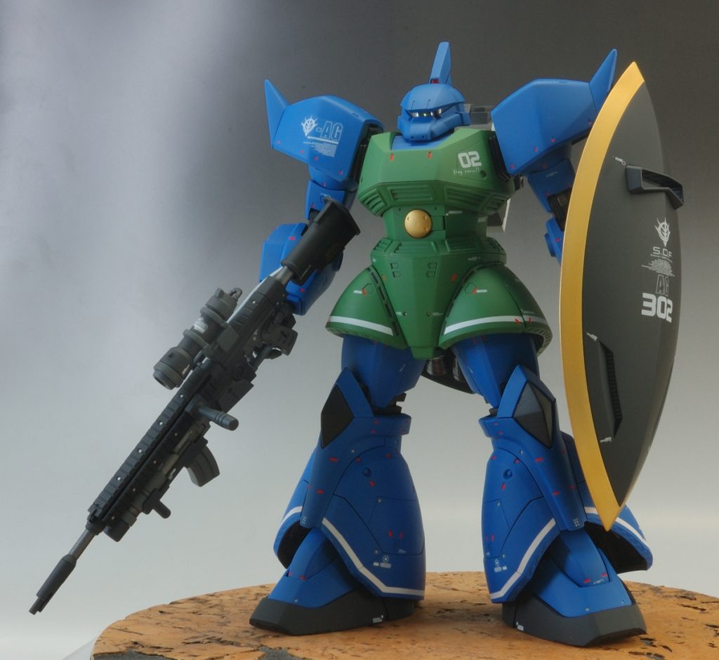 MGシャア専用ゲルググver2.0改造　アナベル・ガトー専用機–2枚目/制作者：@sary19720910