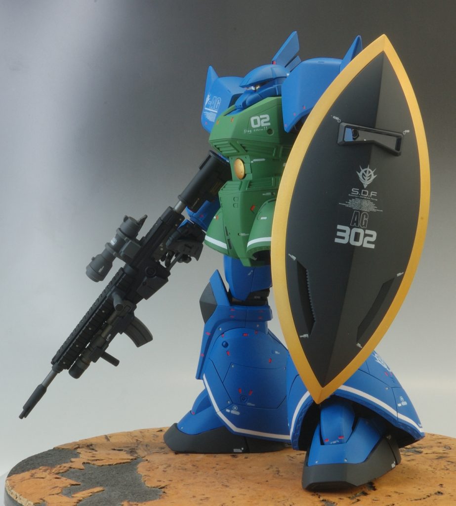 MGシャア専用ゲルググver2.0改造　アナベル・ガトー専用機–4枚目/制作者：@sary19720910