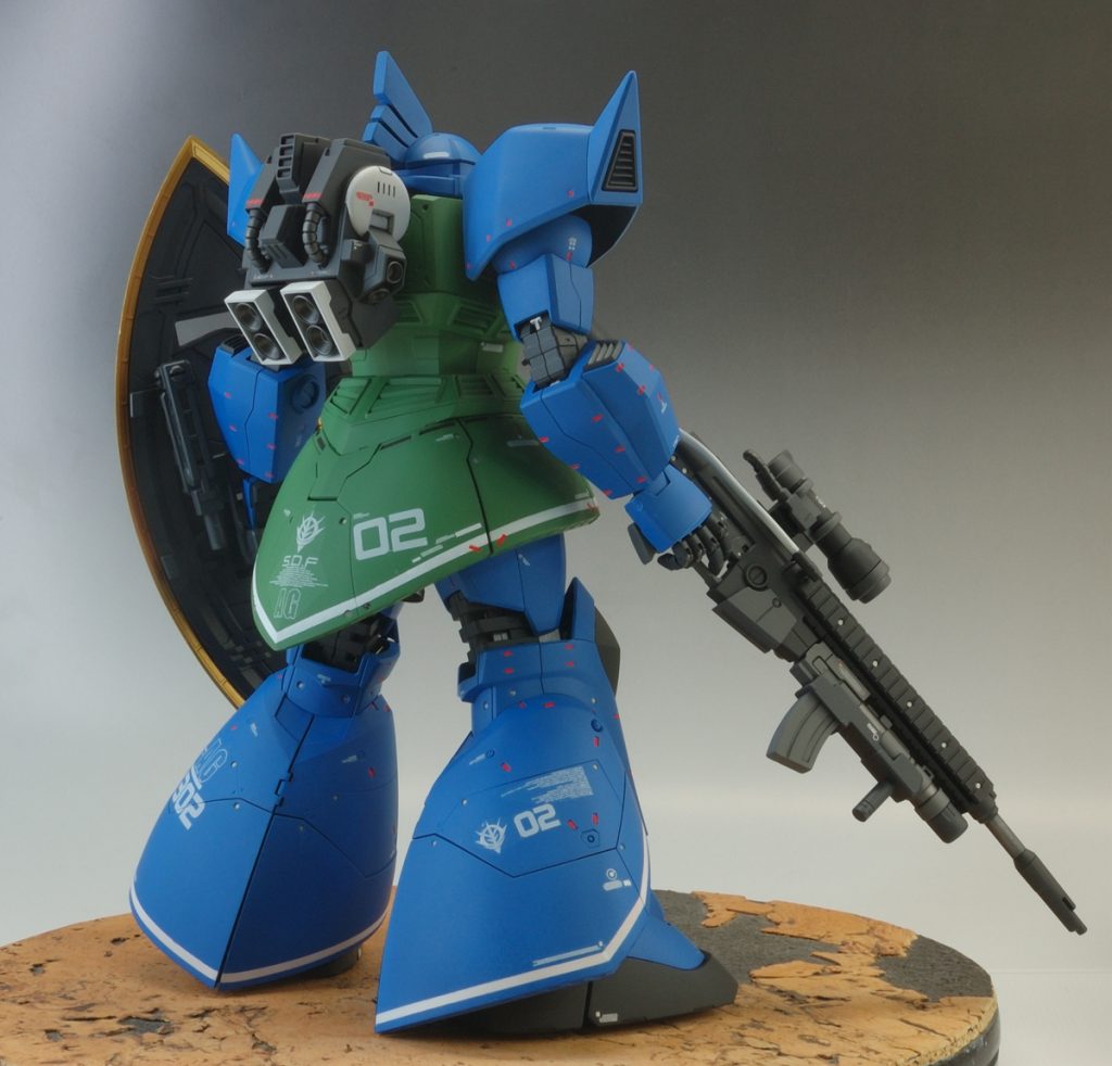 MGシャア専用ゲルググver2.0改造　アナベル・ガトー専用機–7枚目/制作者：@sary19720910