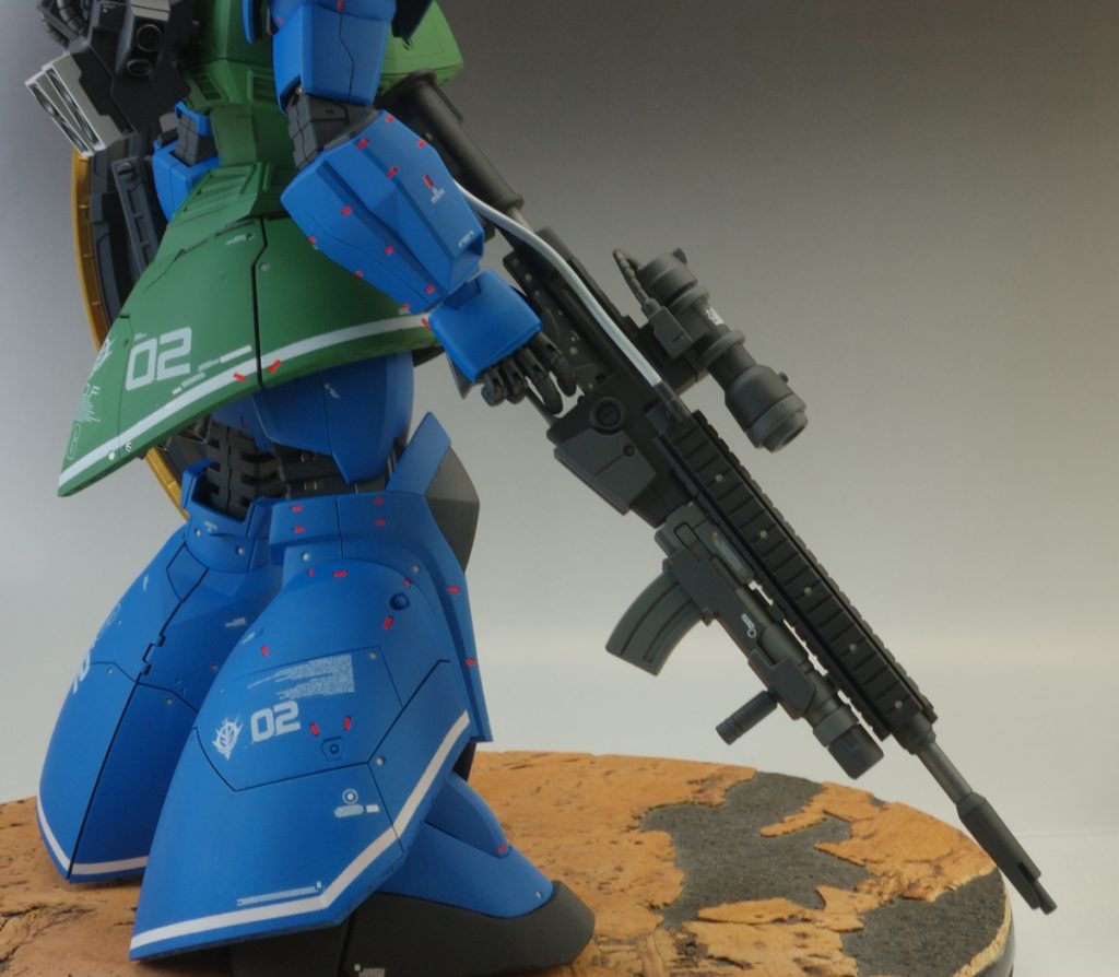 MGシャア専用ゲルググver2.0改造　アナベル・ガトー専用機–8枚目/制作者：@sary19720910