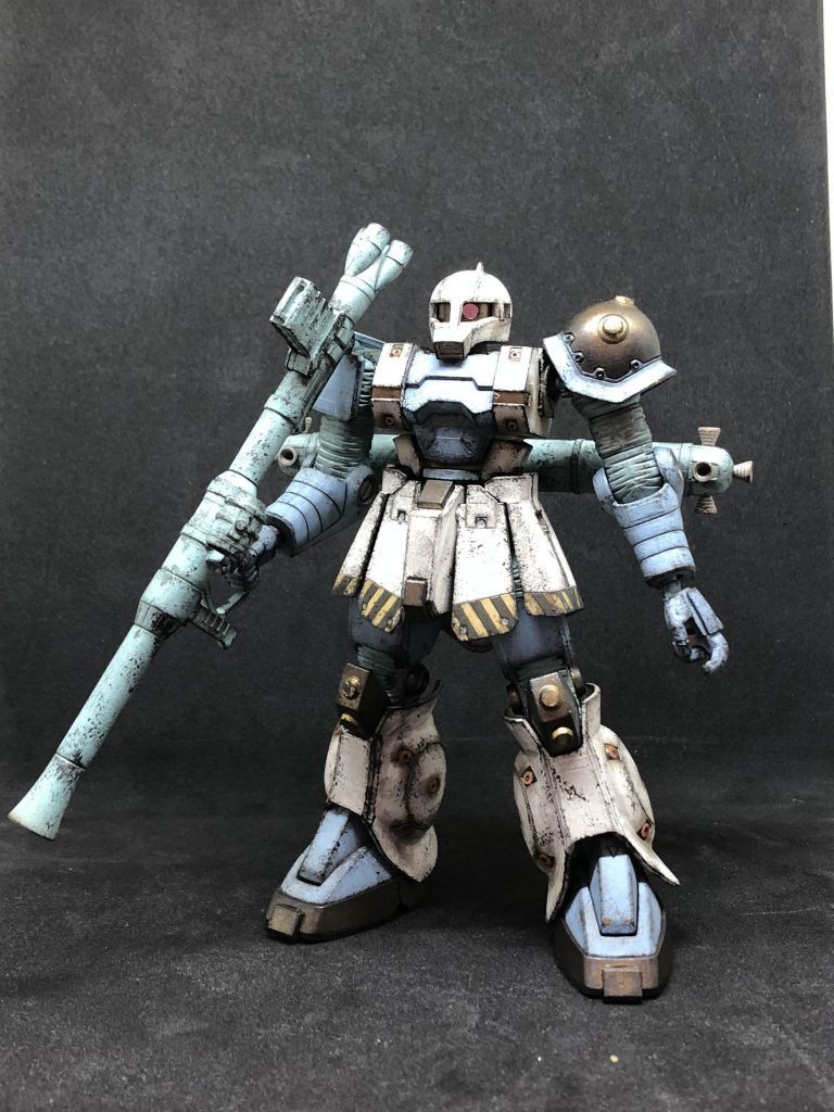 自分縛りとして、元の成型色に手元にあるカラーを割り当てて塗り分けています。