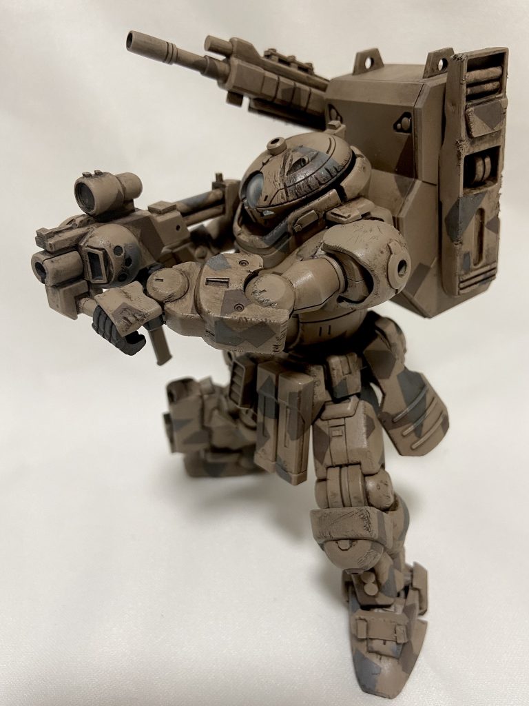 知人とのミキシングミッションとして「キット、プラ板、パテ、洗濯バサミ　のみでミキシング」という妙な勝負を致しました。かなり邪道ですが、素材をどう使うか活かすのか隠すのか考えるのが楽しい縛りでした。