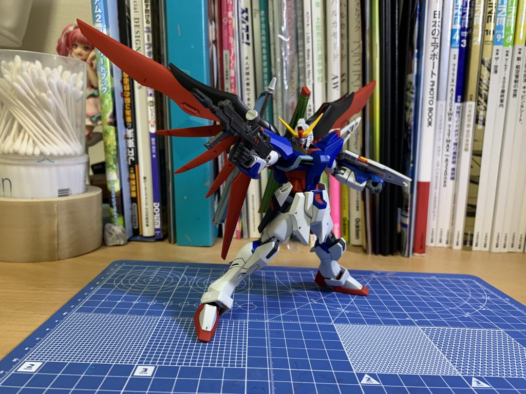 スタンドライトで光を当ててみました