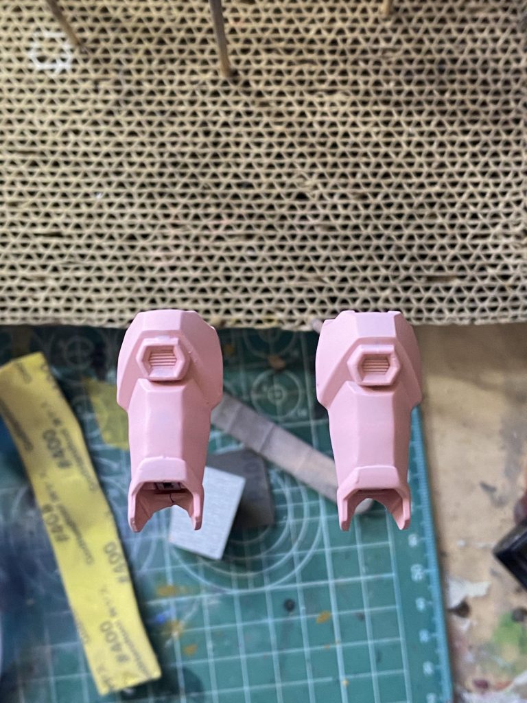 そしたら延長部分の歪みが消えない、消えない…