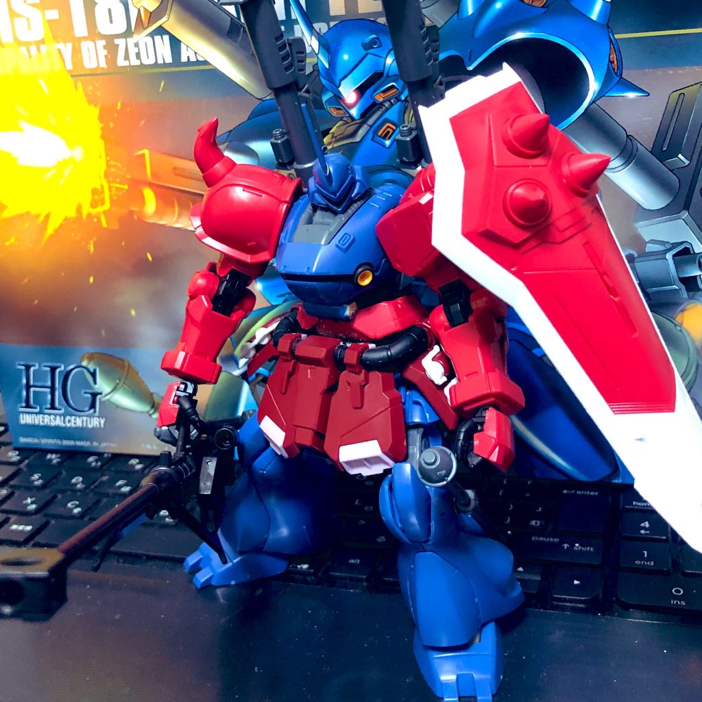 ゴツいボディにゃデケェ獲物がよく似合うケェの…