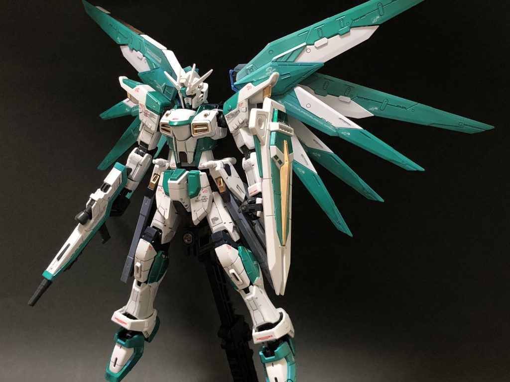 ところどころ失敗もありましたがオリジナルカラーの調色がうまく出来たのでよかったです。
グラデーションは要練習ですね。