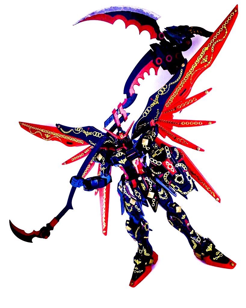 羽の展開!漆黒モード!