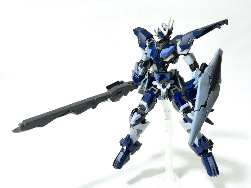 敵勢力をベイオネット・ソードモードで一気に制圧する。