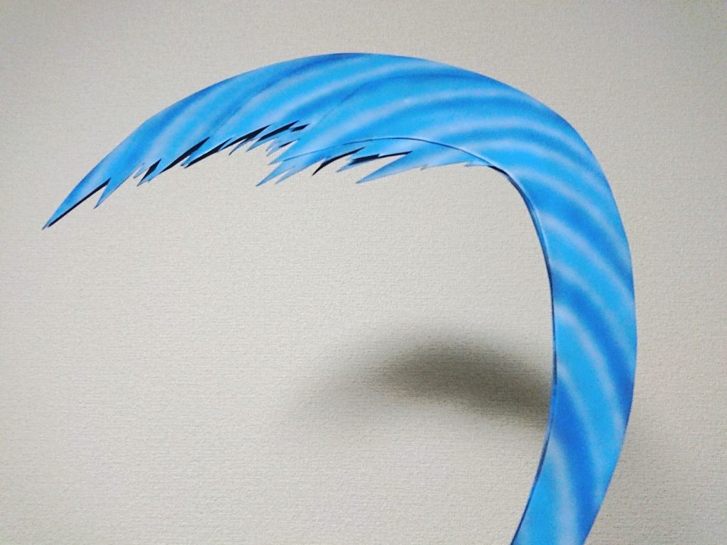 エフェクトはプラ板にエアブラシで塗装です。