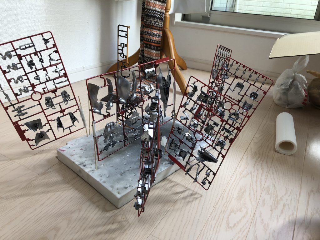 下地黒→シルバー