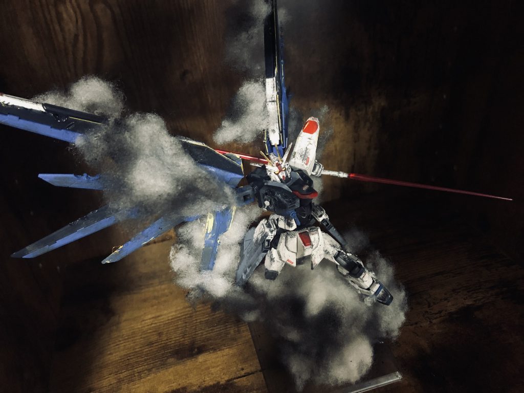 クルーゼから見たフリーダムを意識して撮影。