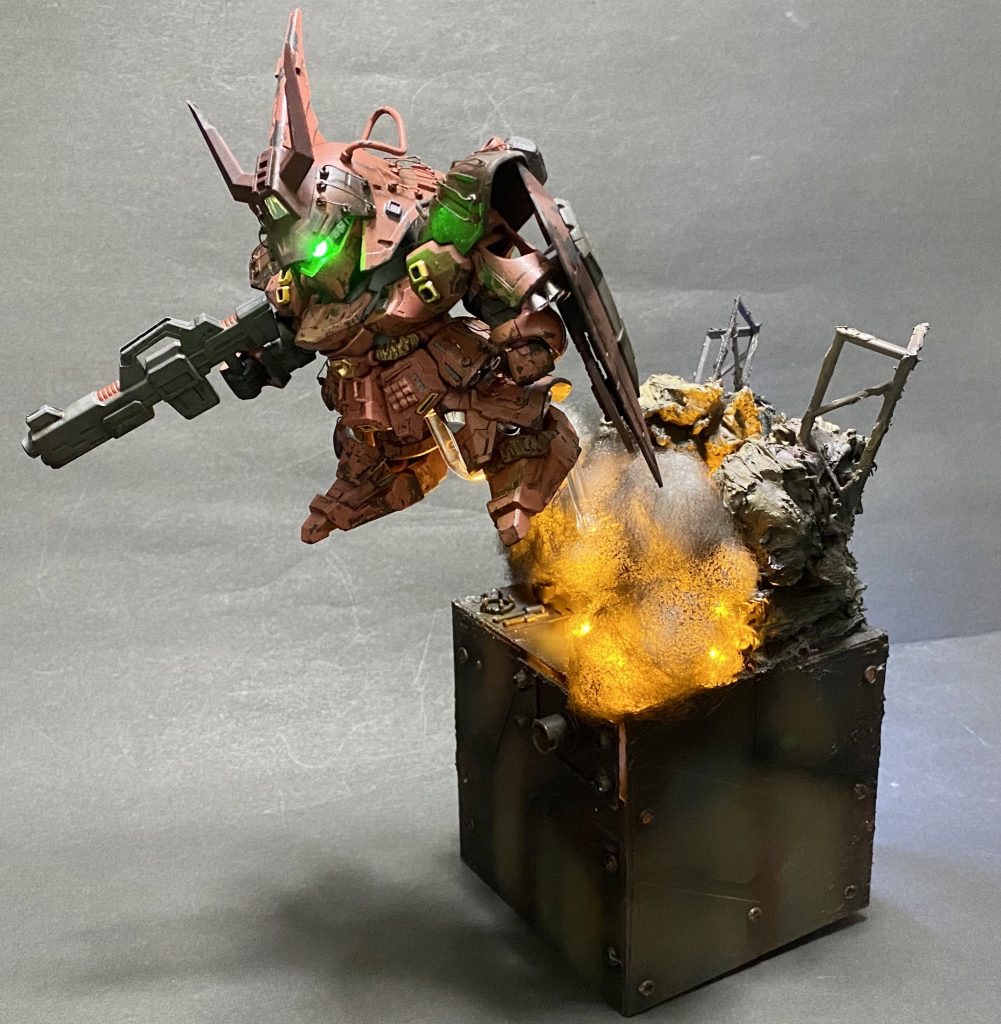 SDサザビー アクシズ戦仕様–2枚目/制作者：H4co Y