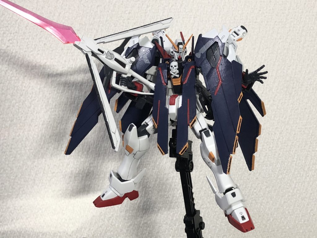 フルクロス下ろしてると手のポーズが限られる…。