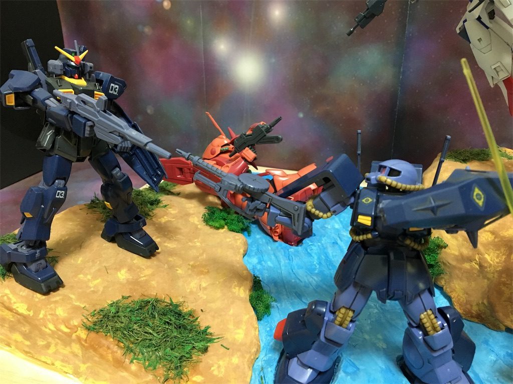 HG ジオラマ（地球編）–2枚目/制作者：すてでぃ