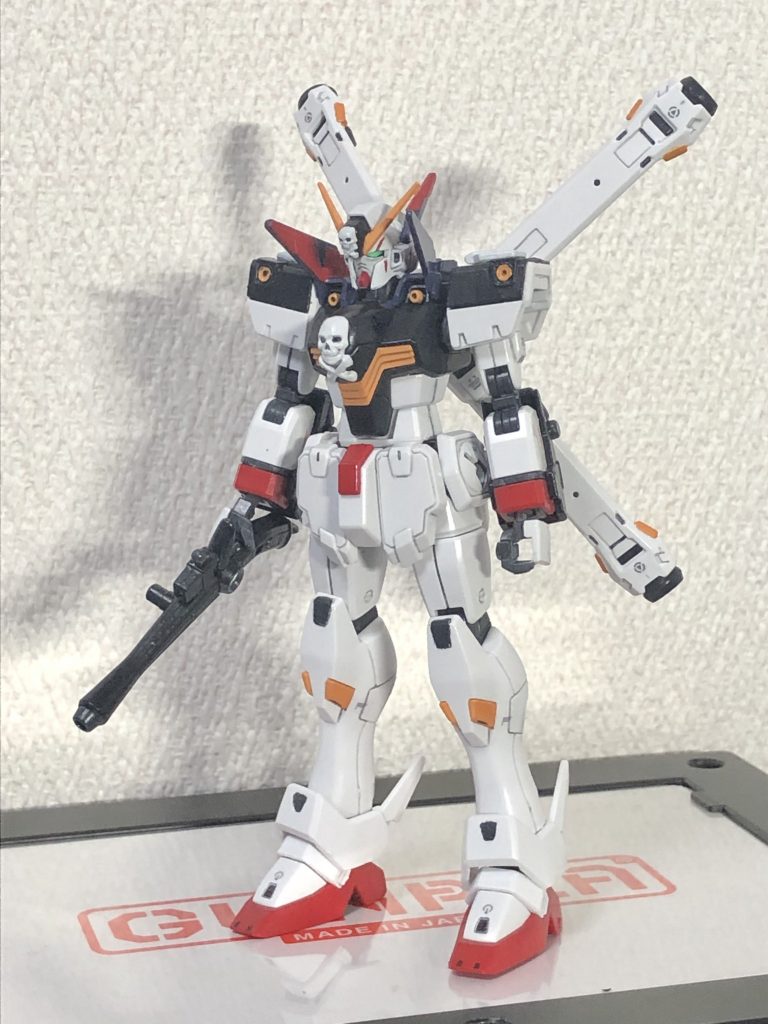 X1用の首元パーツが見当たらなかって襟がそのまま。