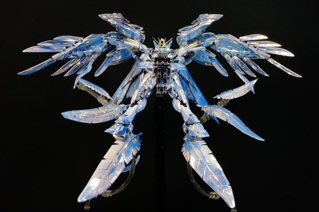 【メッキ仕様】スノーホワイトver RG ウイングガンダムゼロ 白雪姫 Frozen Tear Drop–2枚目/制作者:GUNPLUSTER LAB ガンプラ専門のメッキラボ