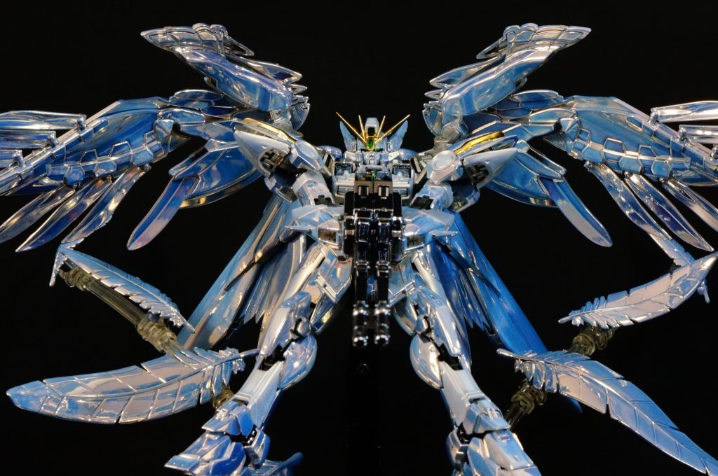 【メッキ仕様】スノーホワイトver RG ウイングガンダムゼロ 白雪姫 Frozen Tear Drop–3枚目/制作者:GUNPLUSTER LAB ガンプラ専門のメッキラボ