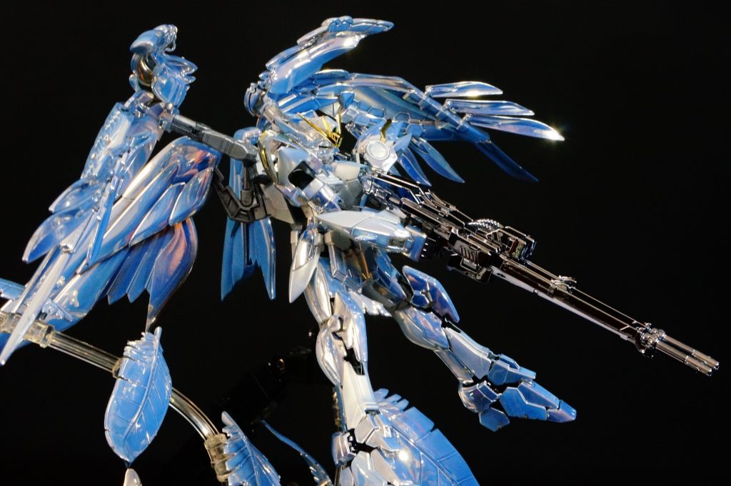 【メッキ仕様】スノーホワイトver RG ウイングガンダムゼロ 白雪姫 Frozen Tear Drop–7枚目/制作者:GUNPLUSTER LAB ガンプラ専門のメッキラボ