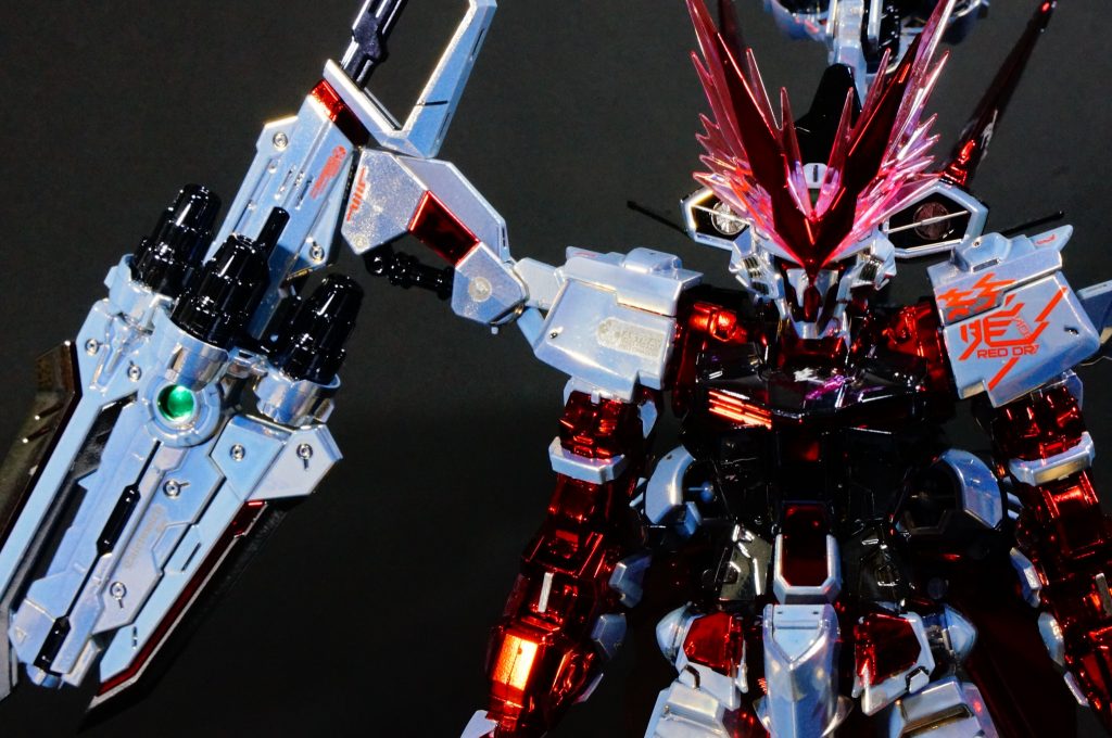 【メッキ仕様】MG レッドドラゴン ガンダム アストレイレッドフレーム–7枚目/制作者：GUNPLUSTER LAB ｶﾞﾝﾌﾟﾗ専門のﾒｯｷﾗﾎﾞ