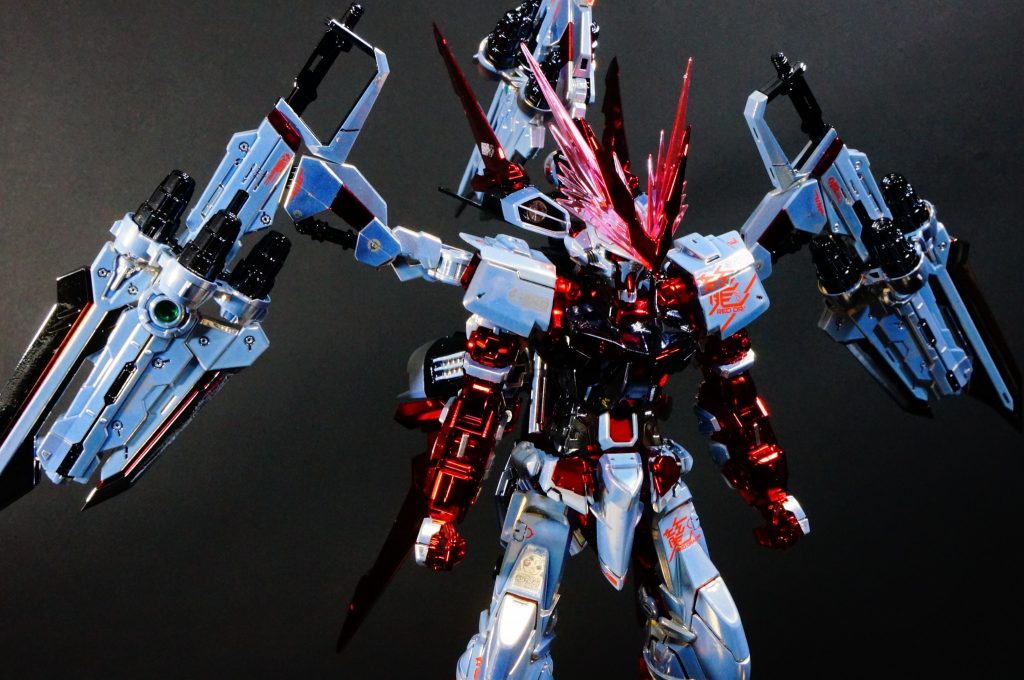 【メッキ仕様】MG レッドドラゴン ガンダム アストレイレッドフレーム–5枚目/制作者：GUNPLUSTER LAB ｶﾞﾝﾌﾟﾗ専門のﾒｯｷﾗﾎﾞ