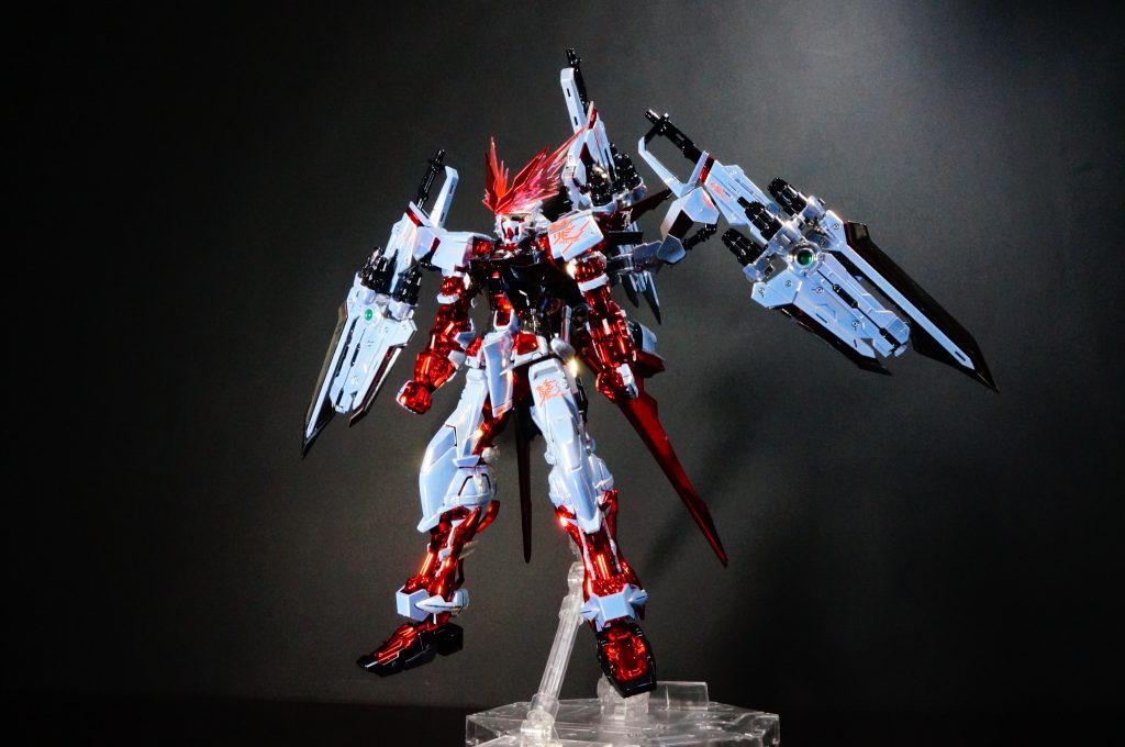 【メッキ仕様】MG レッドドラゴン ガンダム アストレイレッドフレーム–3枚目/制作者：GUNPLUSTER LAB ｶﾞﾝﾌﾟﾗ専門のﾒｯｷﾗﾎﾞ