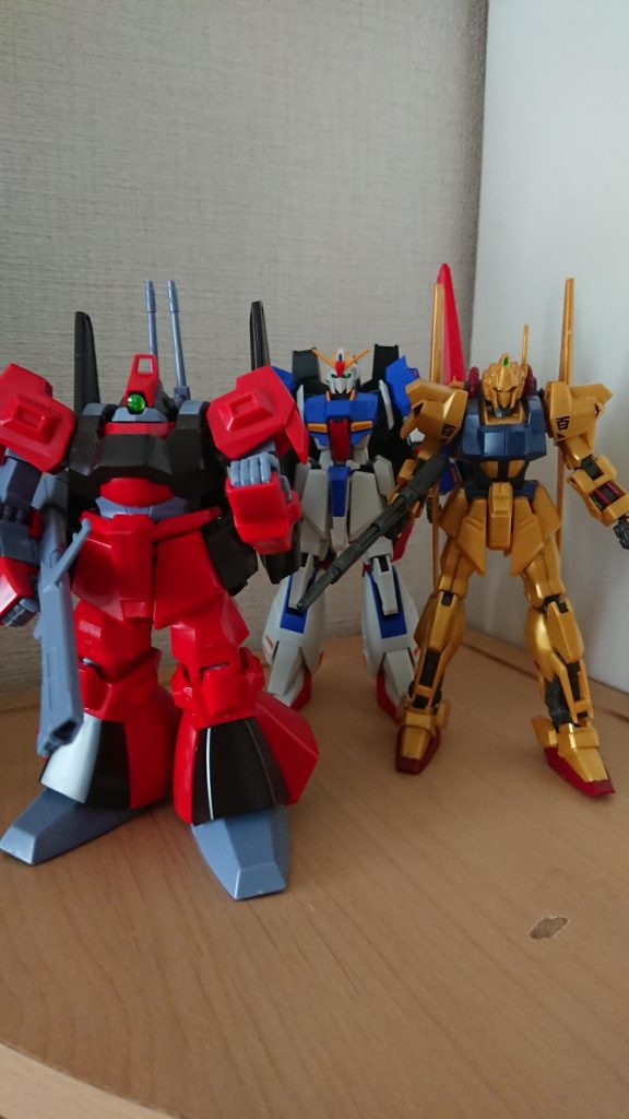 リックディアス、百式、ゼータガンダムのアーガマ配備です！
あとはマークツーとネモとジムだけです！