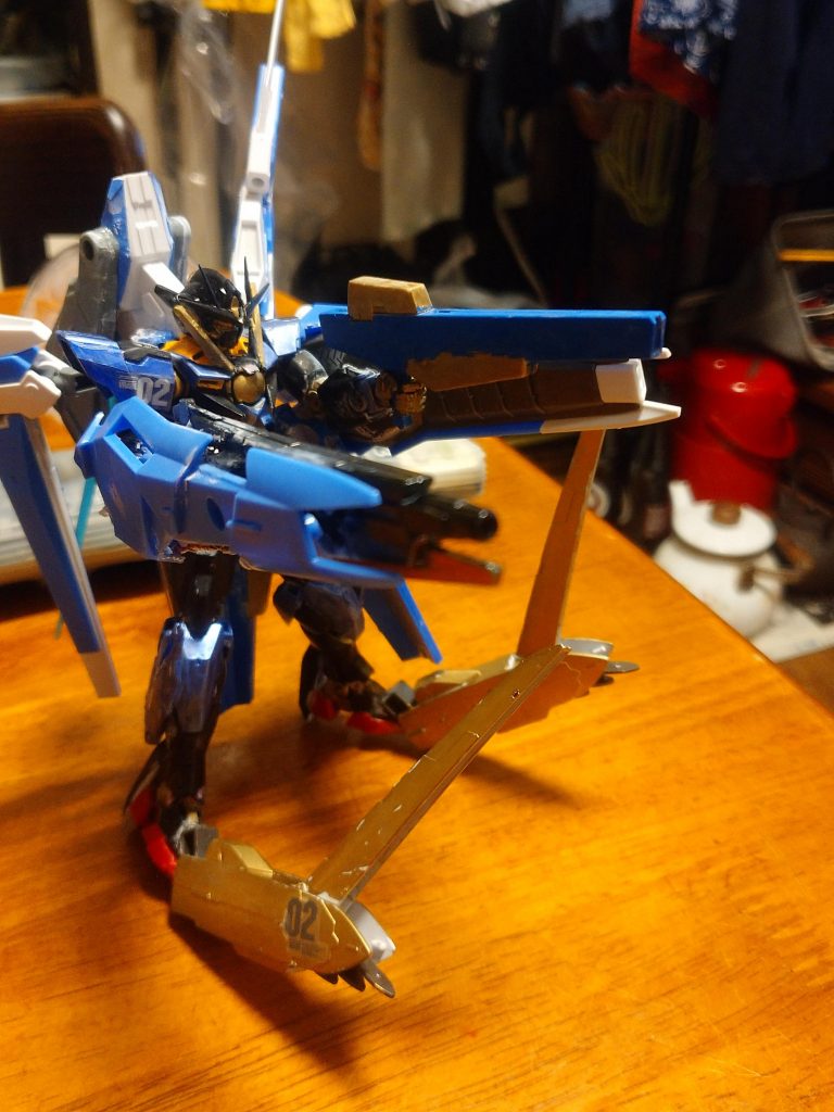 横腰？の片方に銃を搭載されているやつを使って見ました！(フレームアームガールズ)