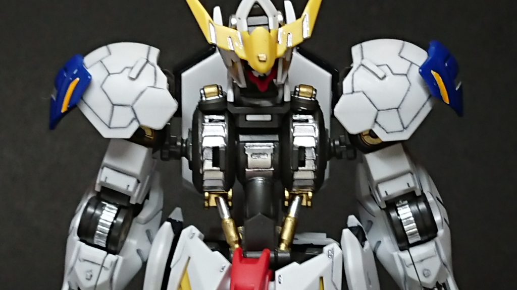 胴体フレーム。ガンダムマーカーで塗り分けしました。ここが一番のお気に入りです!!