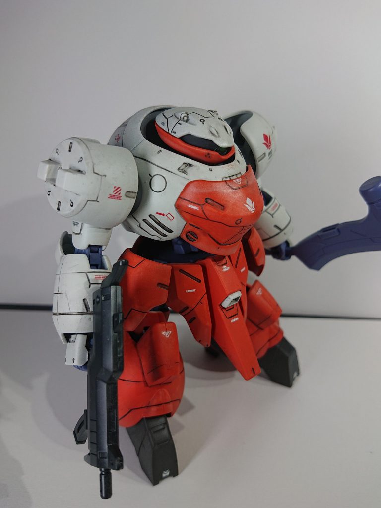 劇中何度も活躍してた鉄華団の名機体ですね。

放送当時は通常のマンロディしかプラモデルがなかったのですが、オプションパーツで再現できるとなり、先にパーツを買って、暫くマンロディを探してました（笑）