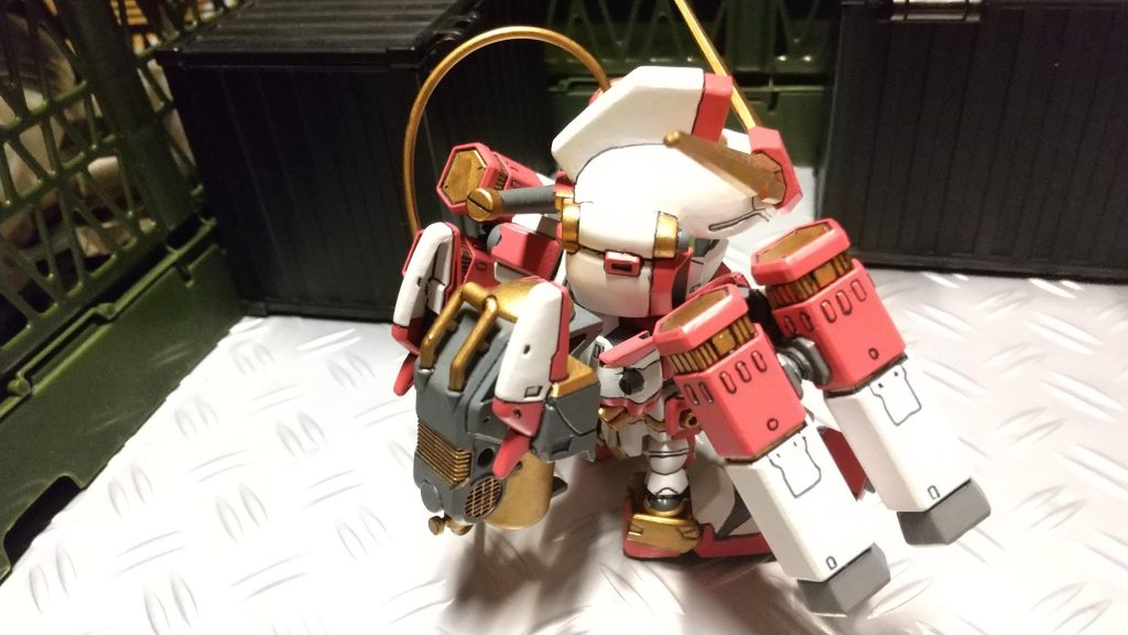 バックパックはタンクになってます。