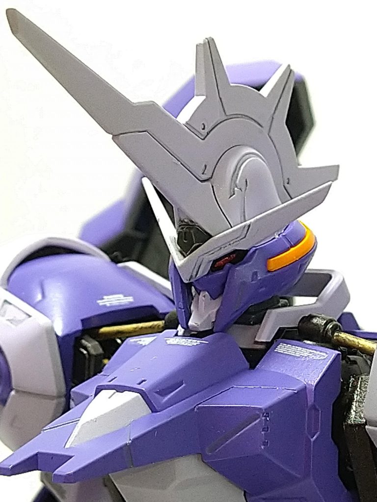 アインとガエリオの極限状態。その片目が赤くなるシーンがあったので塗装。