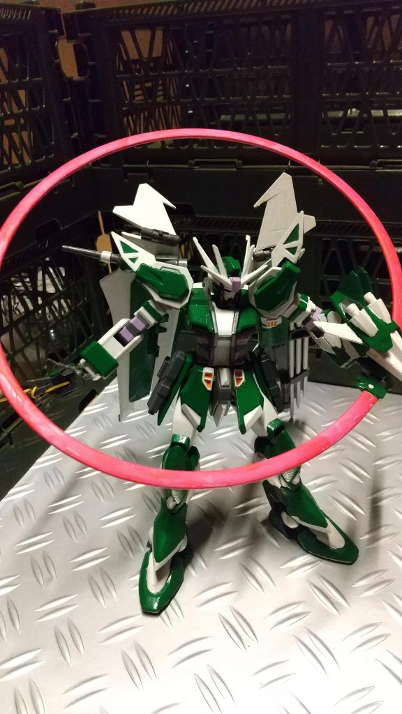 オリジナル装備のビームフラ。