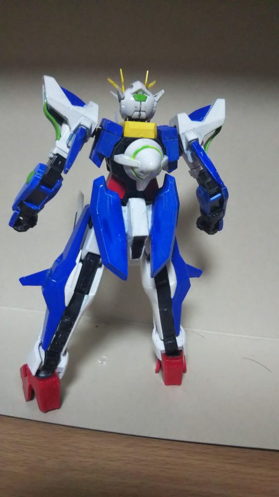 後ろ姿です、基本初心者なので合わせ目消し等の加工は一切行っていません