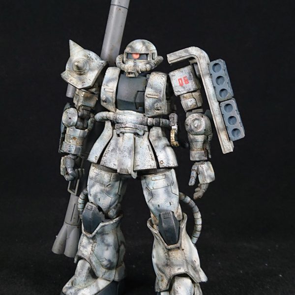 オリジン版ザク　迷彩＋汚し