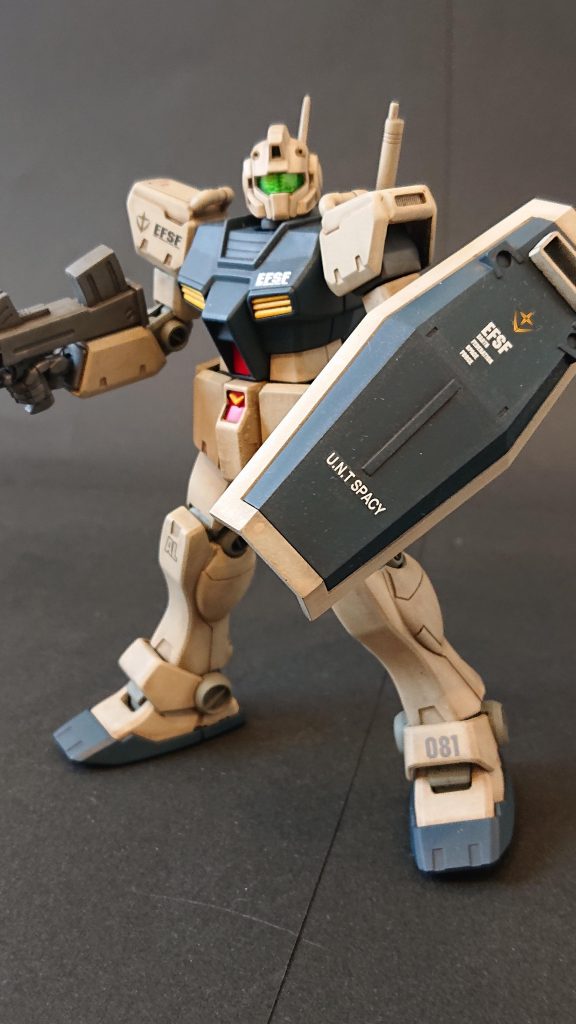 hgucジム改–5枚目/制作者：ガンプラおじさん