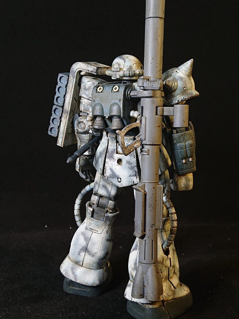 オリジン版ザク　迷彩＋汚し–3枚目/制作者：蕎麦がき