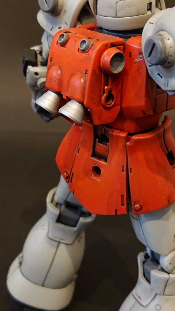 バックパックもディテールアップ