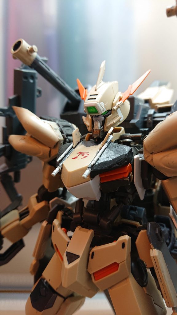 ガンダムシトリーはオルフェンズのあの悲劇の話から数ヶ月後に製作しました
バックパックはグレイズの脚部がブースターになるのではと思い戦闘機に近づけました

アニメでは
昭弘とラフタが結ばれなかったので
ならばガンプラで形だけでもという
思いで製作しました

機体名をシトリーにした理由は
シトリーという悪魔は恋愛感情などを司る悪魔であり
ラフタが操る機体ならぴったりなのではと思い名付けました